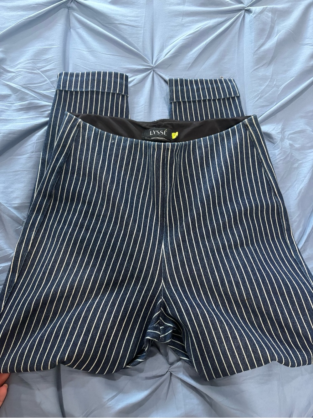 Lysse Navy Pinstripe Women’s Dress Pants